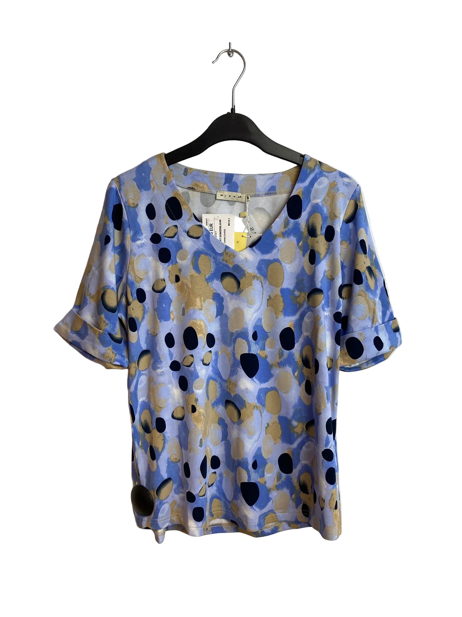 T-Shirt Donkerblauw Micha ( 181185/73017 )