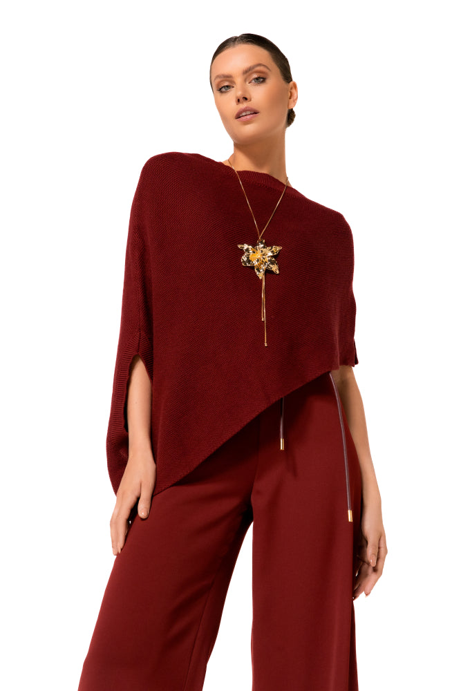 Poncho Bordeaux Caroline Biss ( 4210/53 )