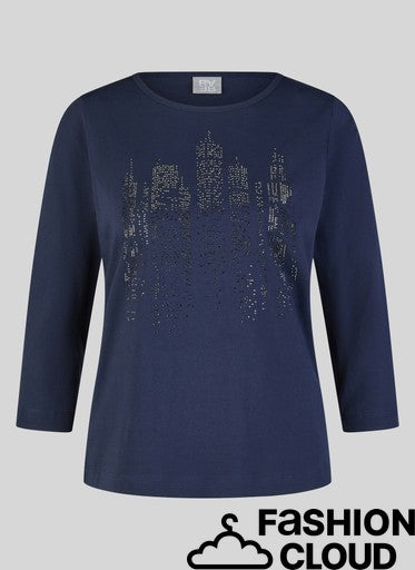 T-Shirt Bleu Corbeau ( 113313/7374 )