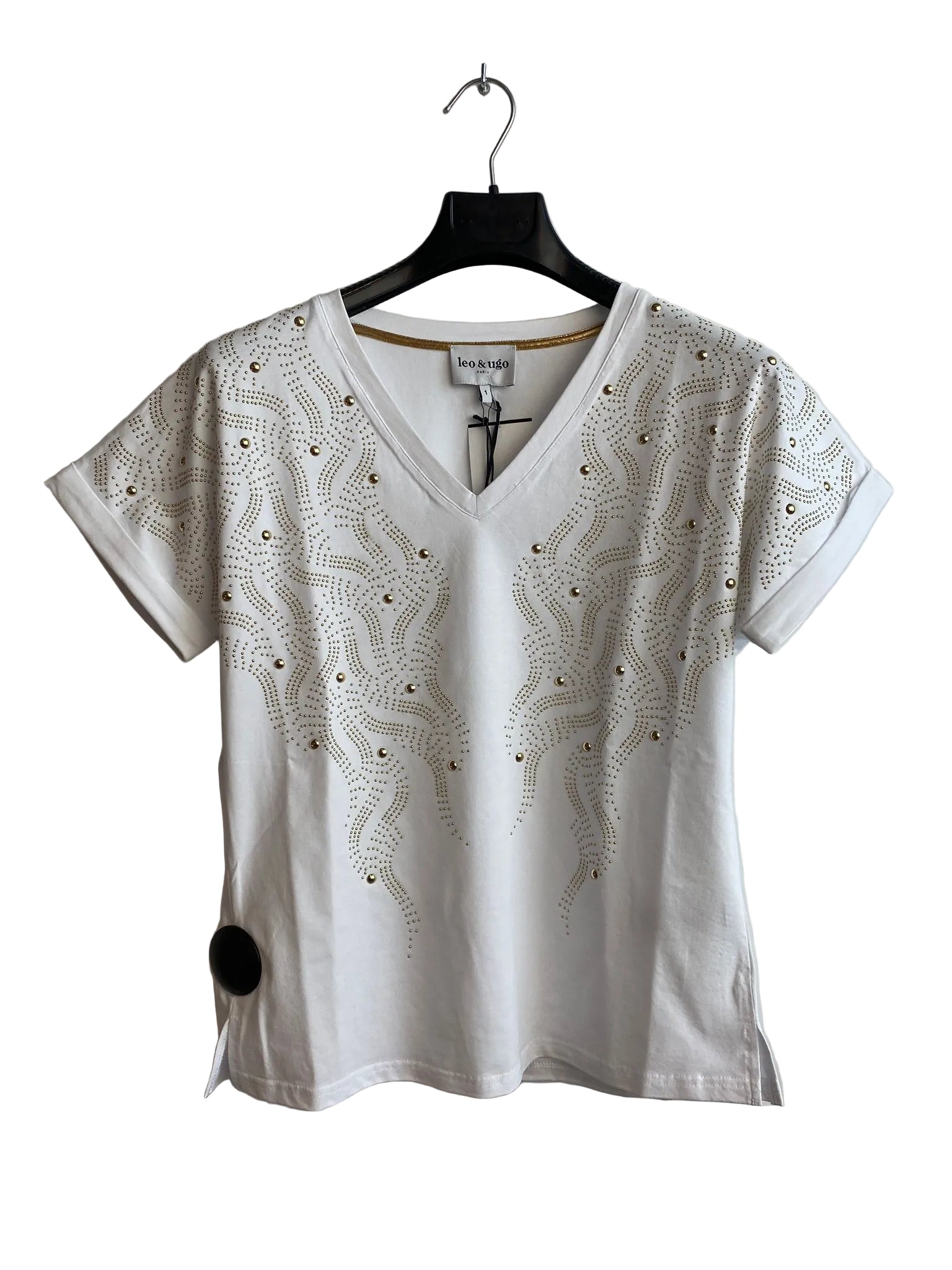 T-shirt blanc Leo & Ugo (Tev655/Blanc)