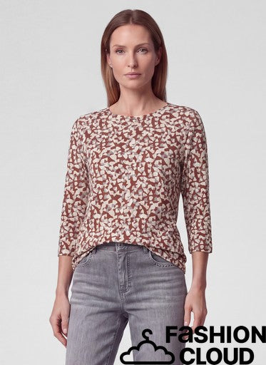 T-Shirt Cognac Rabe ( 121355/7685 )