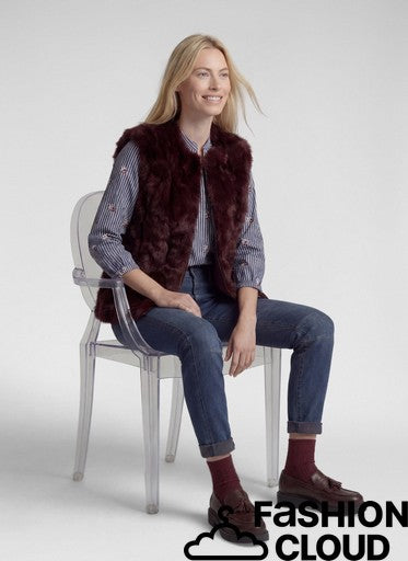 Giletvest Bordeaux Rabe ( 114872/7264 )