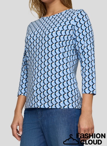 T-Shirt Blauw Rabe ( 111359/6305 )