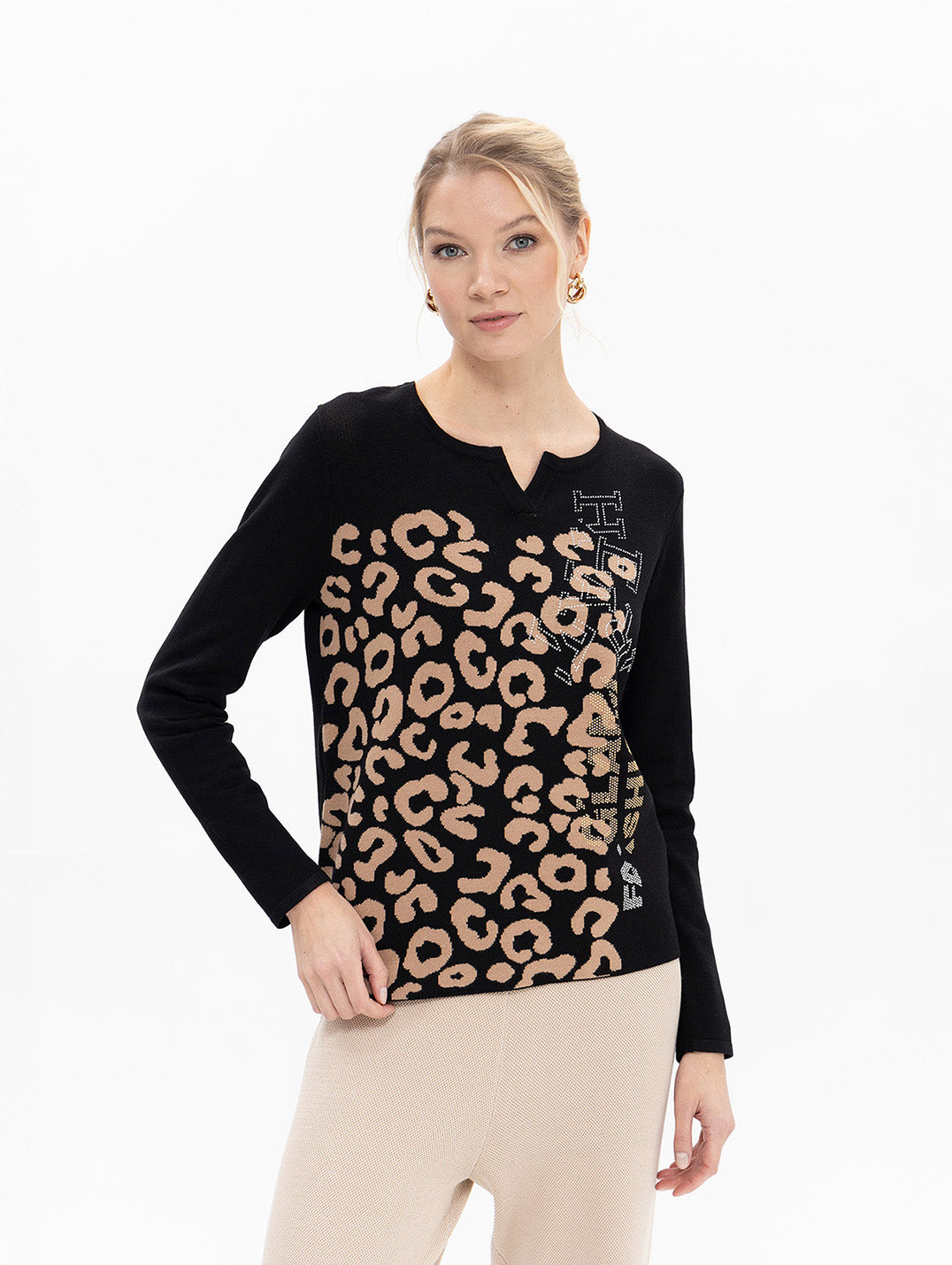 Pull Zwart Passioni ( 18036 )