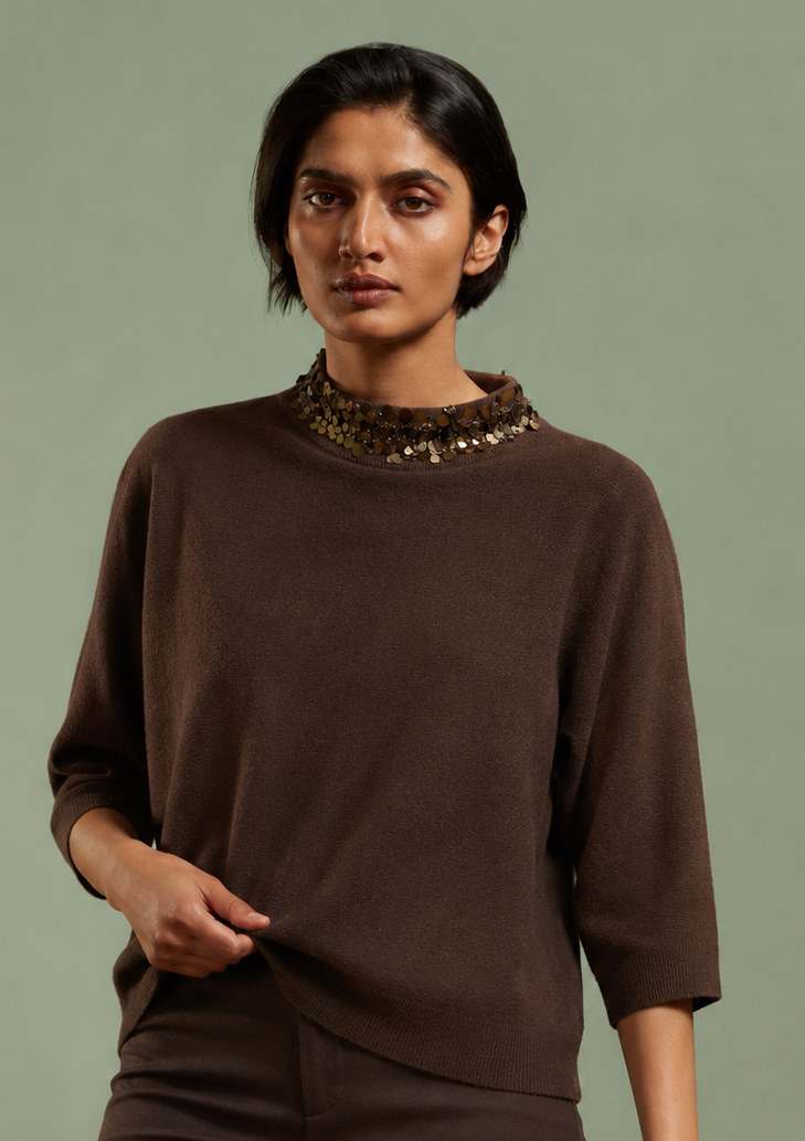 Pull Marron Atmos Fashion ( 2464 Sija/Wood )
