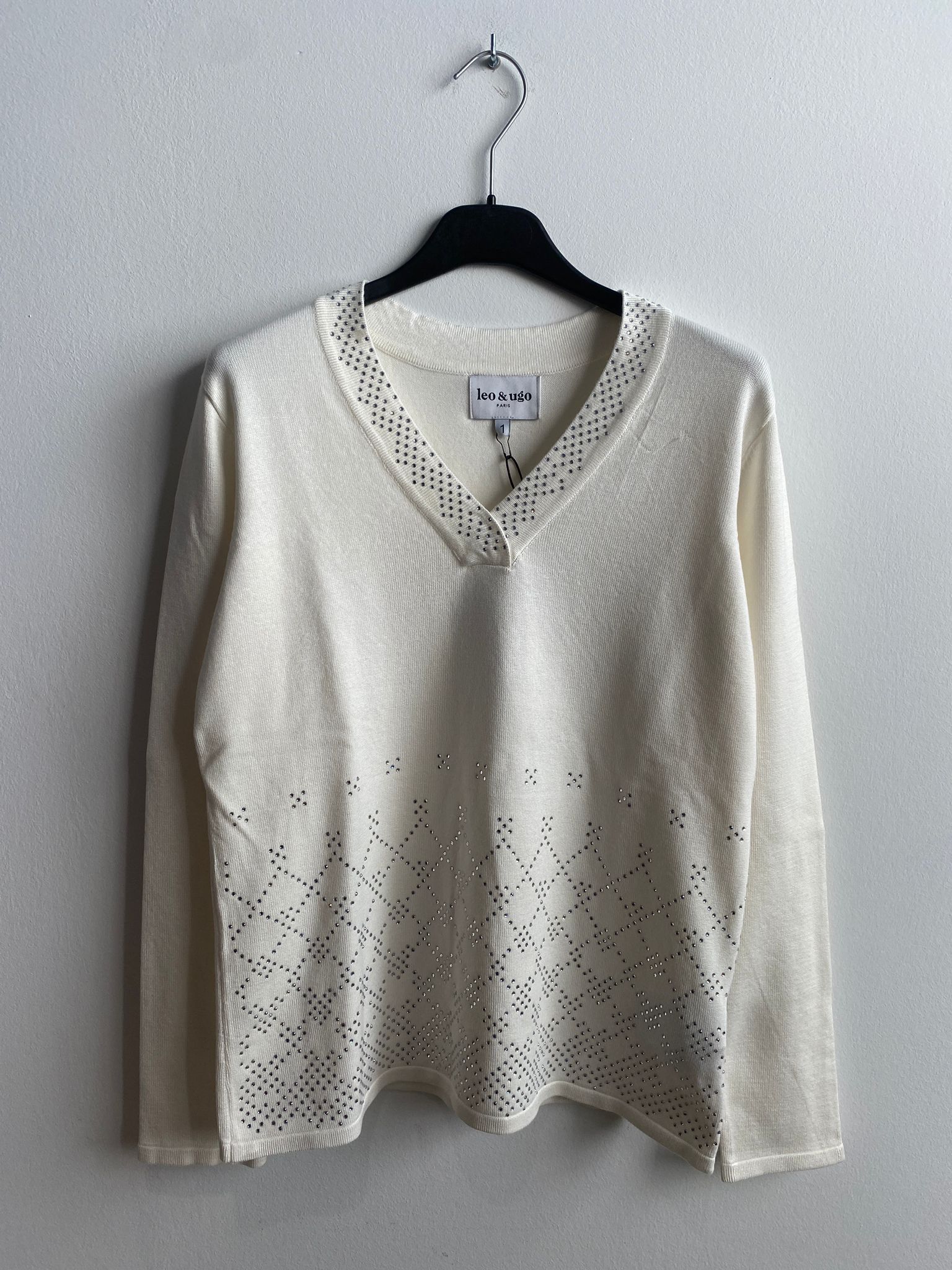 Pull Blanc Leo &amp; Ugo ( Bw514/Offwhite )