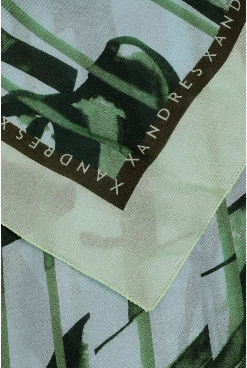 Sjaal Kaki Xandres ( Scarf Plisse Lilly/5 )