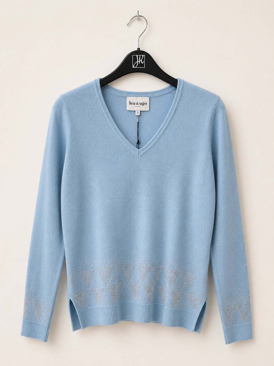 Pull Bleekblauw Leo & Ugo ( Jh505/Lightblue  )