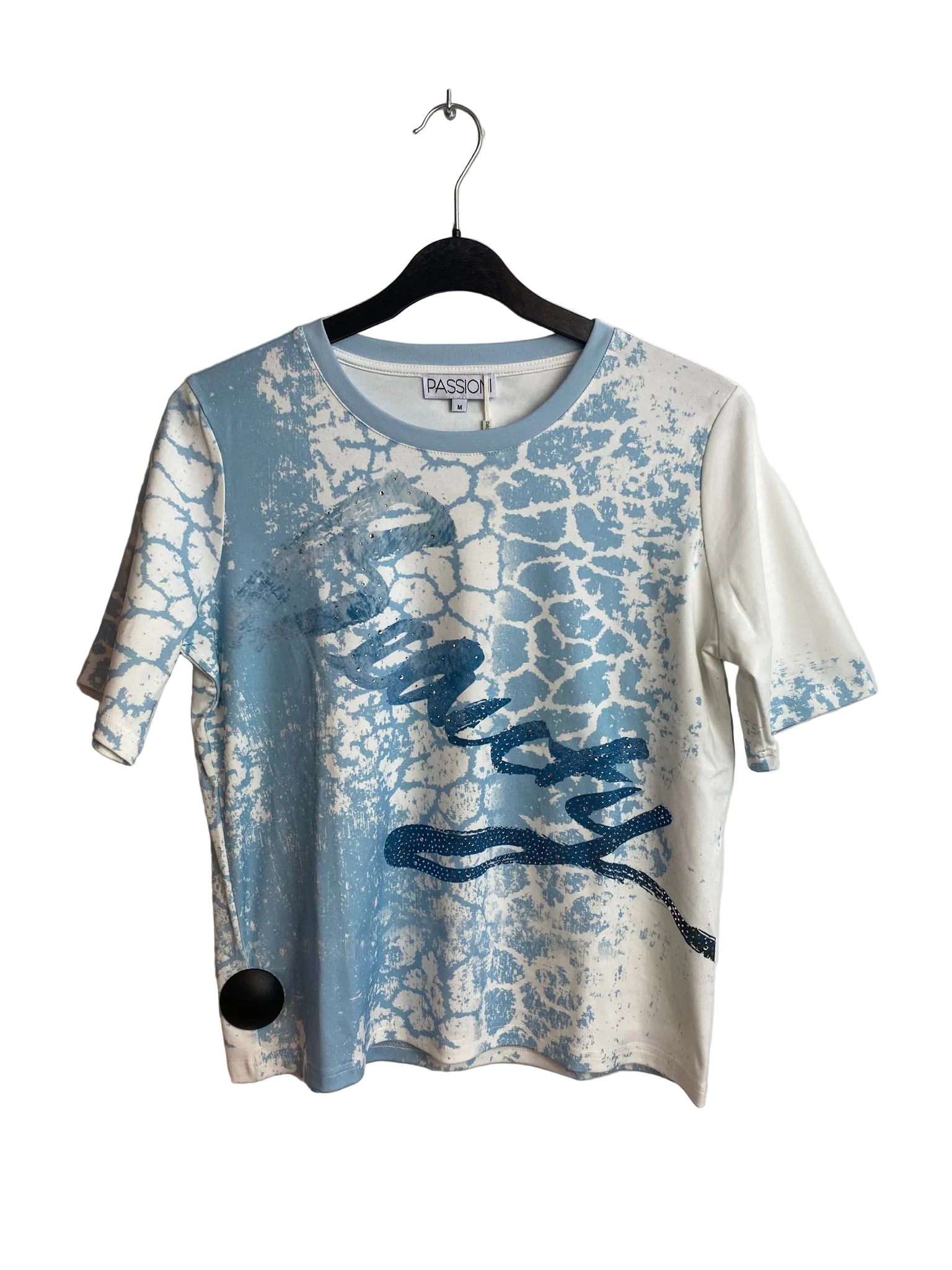 T-Shirt Bleu Pâle Passioni ( 19149 )