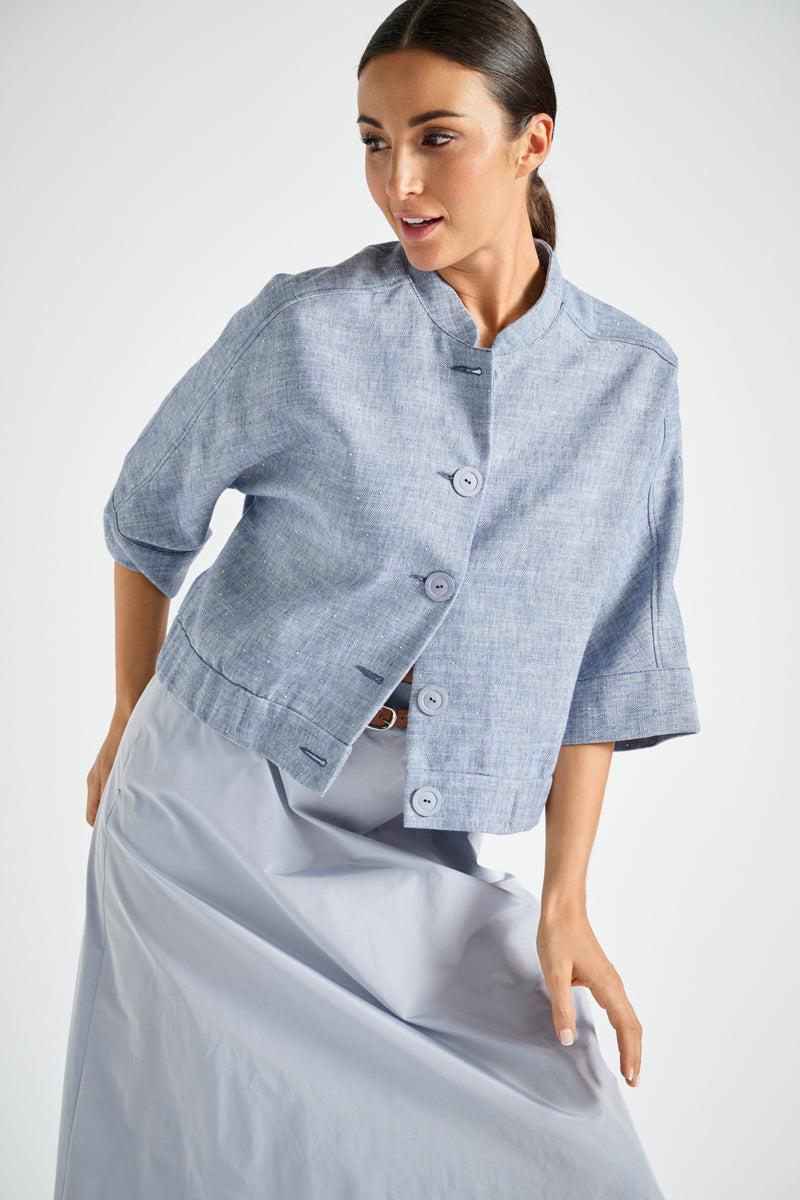 Vest Blauw Marie Mero ( Bj05/527 )