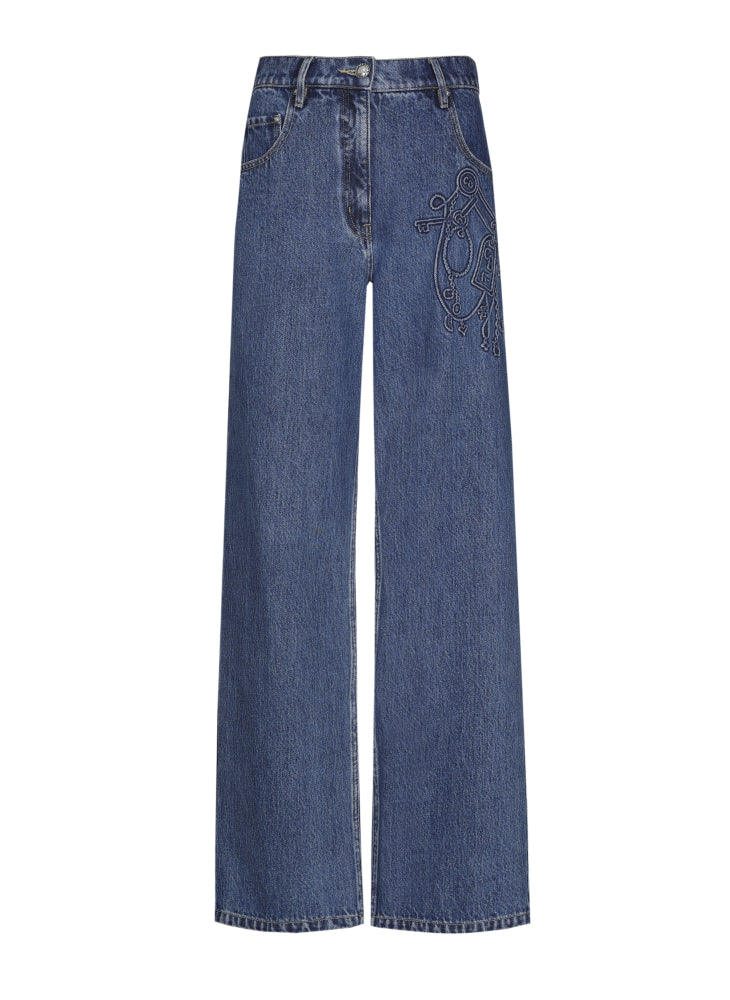 Broek Blauw Caroline Biss ( 4504/24 )