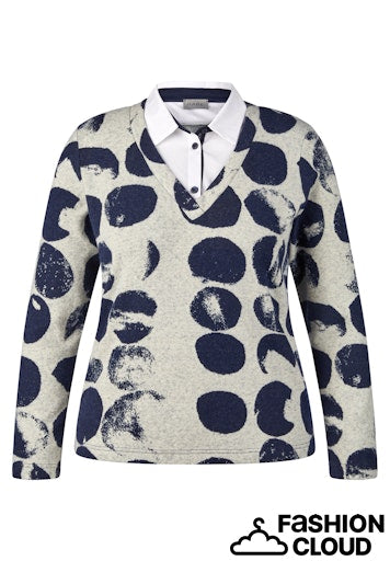 Pull Donkerblauw Rabe ( 114366/5374 )