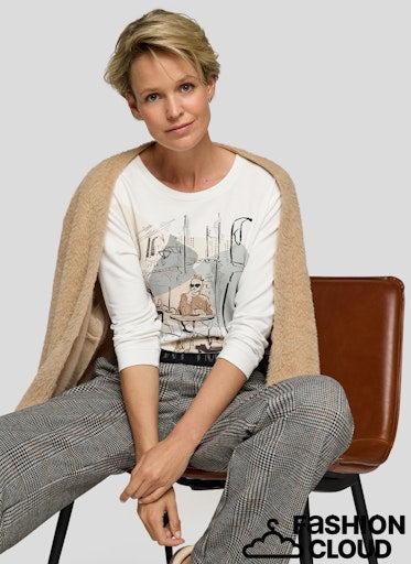 T-Shirt Wit Rabe ( 221353/5601 )