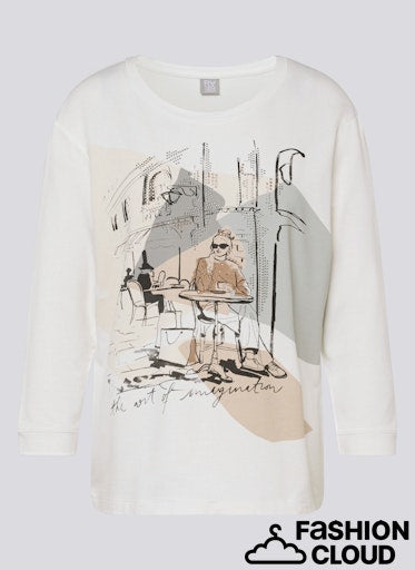 T-Shirt Wit Rabe ( 221353/5601 )