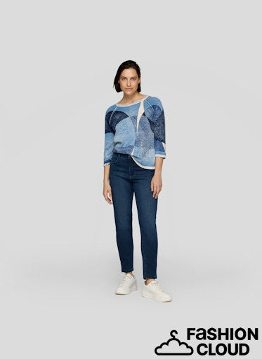 Pull Blauw Rabe ( 214600/5319 )