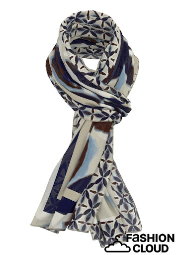Sjaal Blauw Frankwalder ( 725770/590051 )