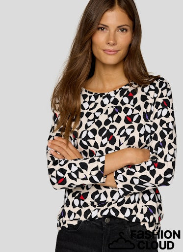 T-Shirt Zwart Rabe ( 113358/5099 )