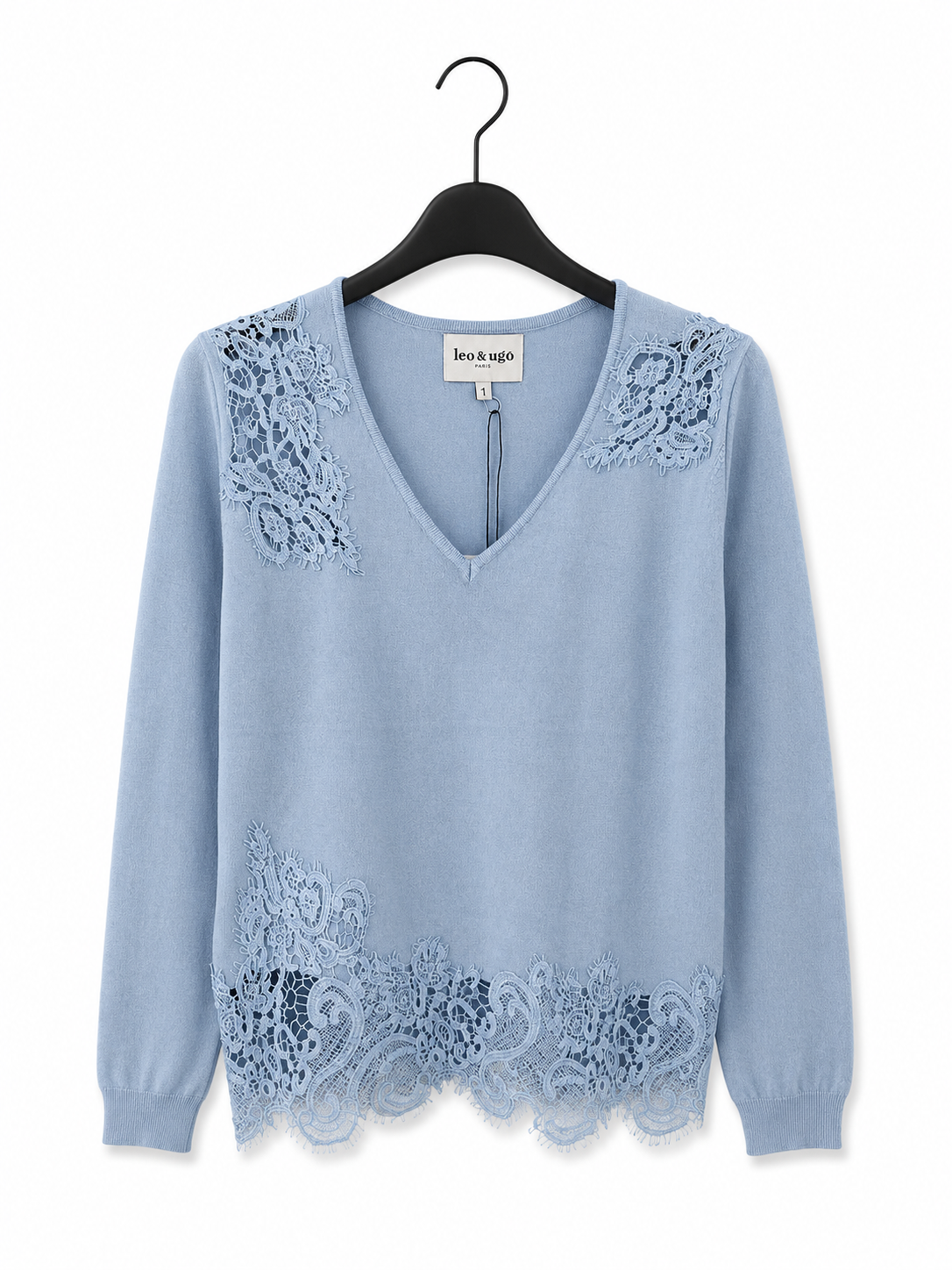 Pull Bleekblauw Leo & Ugo ( Bh721/Lightblue )