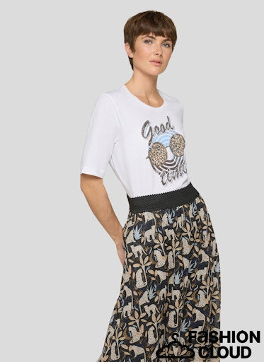 T-Shirt Wit Rabe ( 118356/6003 )