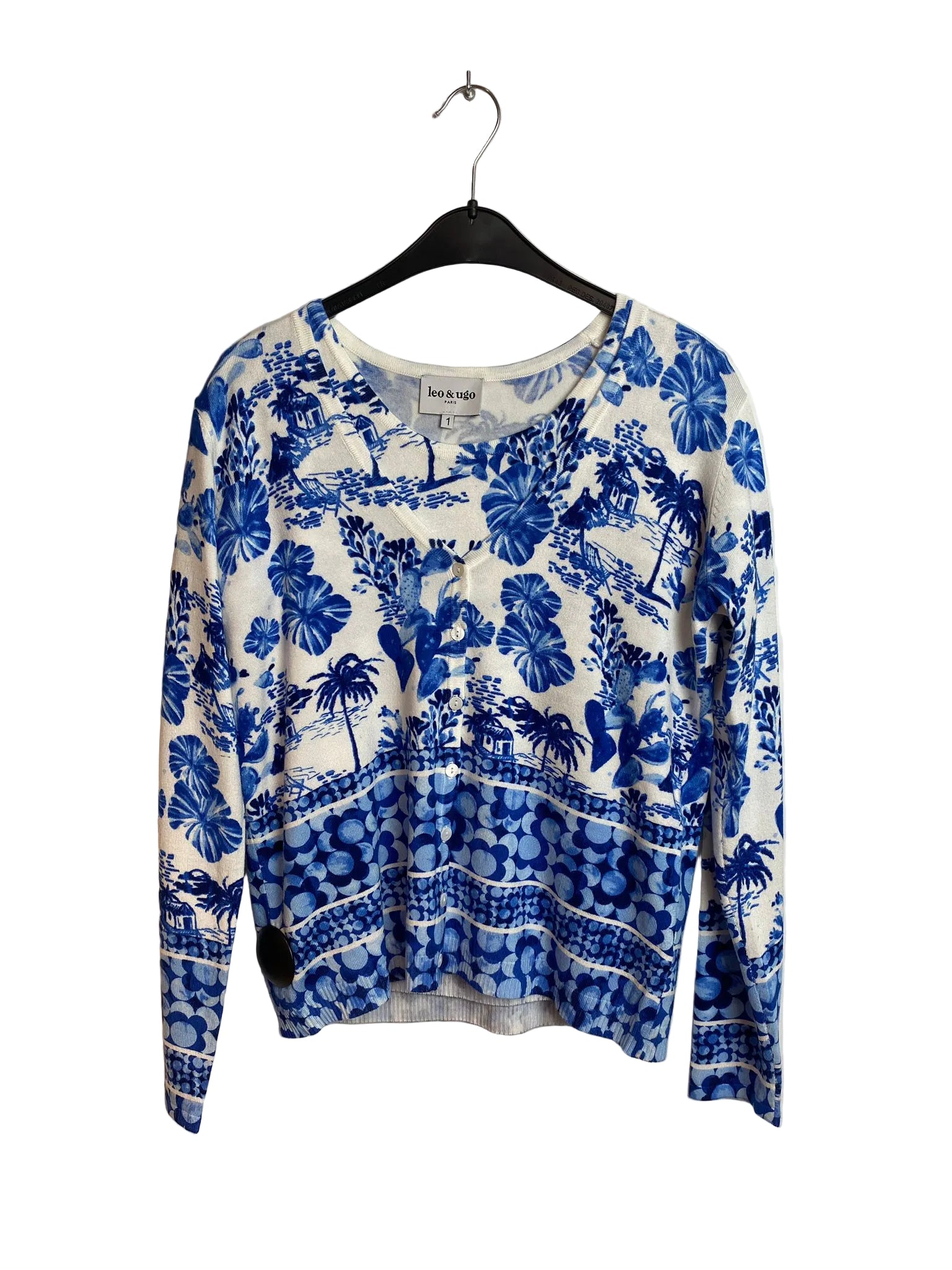 Ensemble Twinset Bleu Leo & Ugo (Det004/Bleu Blanc)