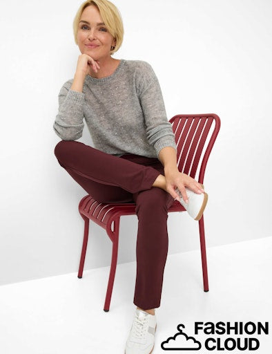 Broek Aubergine Raphaela (Brax) ( Lillyth 502/80 )