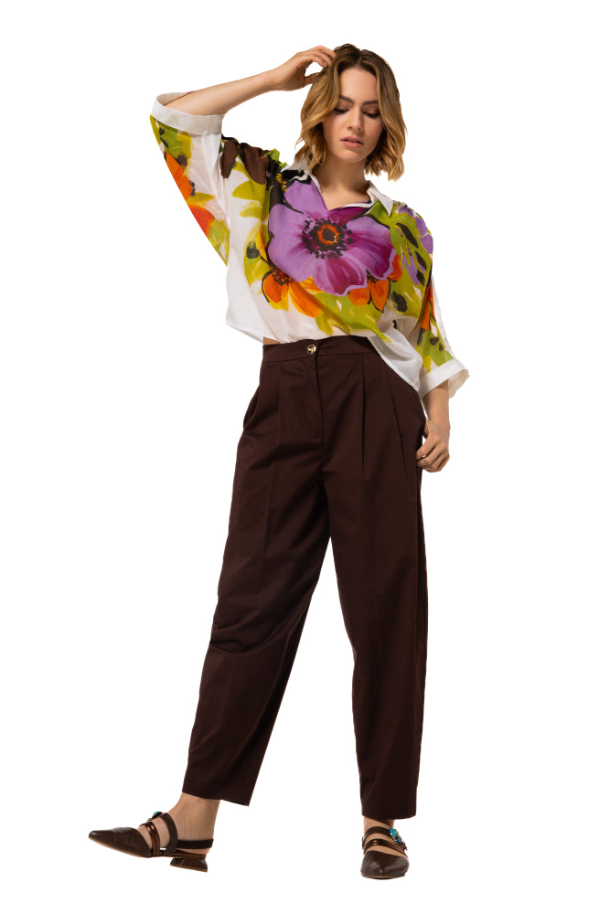 Broek Chocolade Caroline Biss ( 1525/32 )