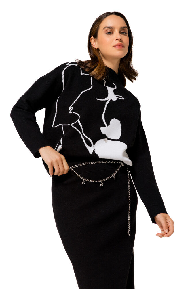 Pull Zwart Caroline Biss ( 4243/19 )