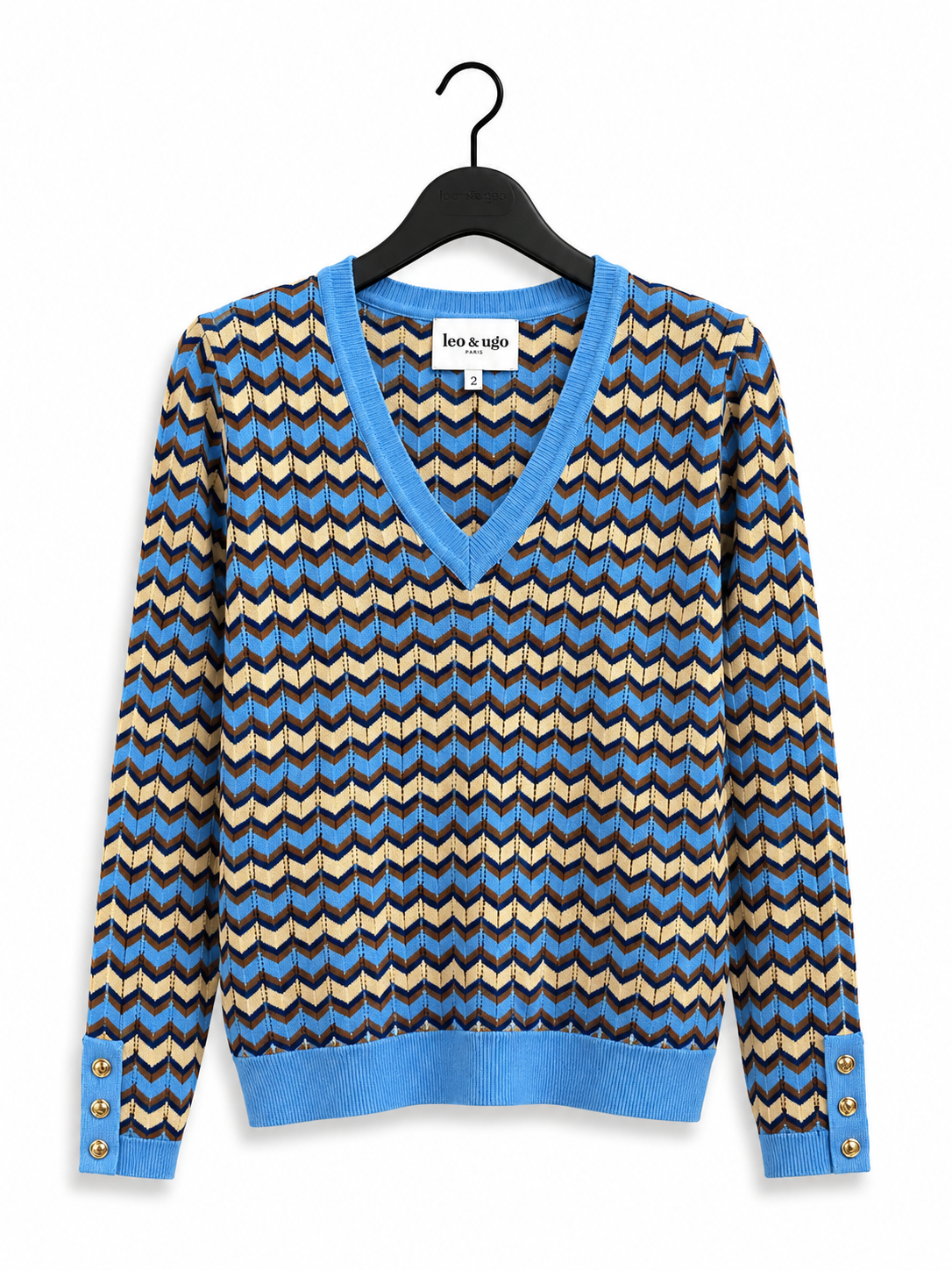 Pull Blauw Leo & Ugo ( Bh725/Blue )