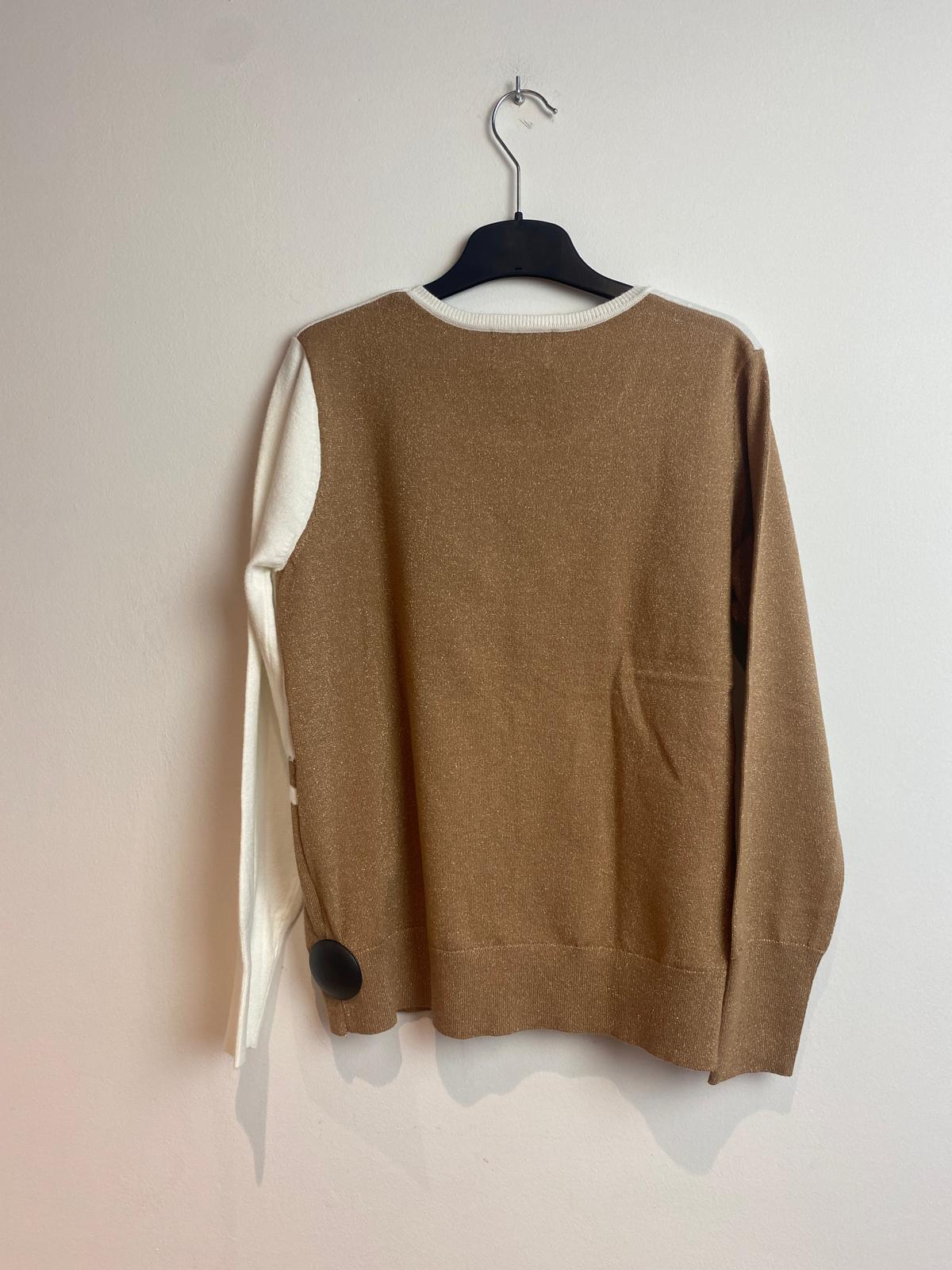 Pull Beige Leo &amp; Ugo ( Aw429/Beige Offwhite )