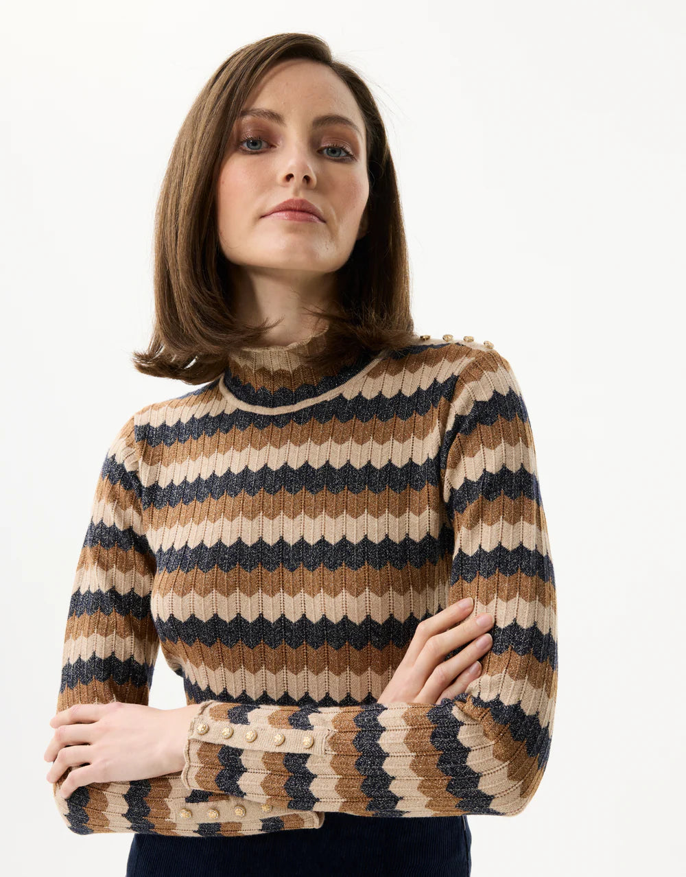 Pull Marine Leo & Ugo ( Aw125/Navy/Beige )