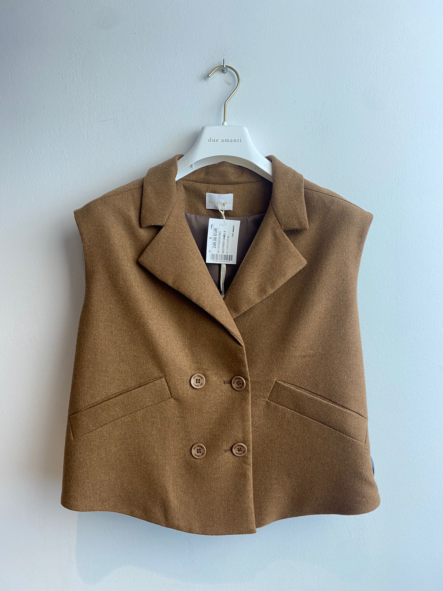 Giletvest Camel Due Amanti ( November/Camel )