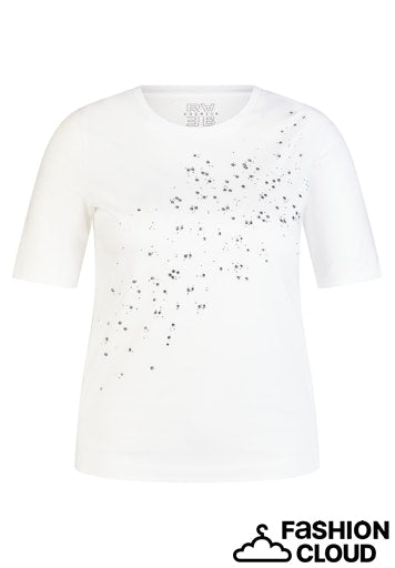 T-shirt blanc Rabe ( 117311/6003 )