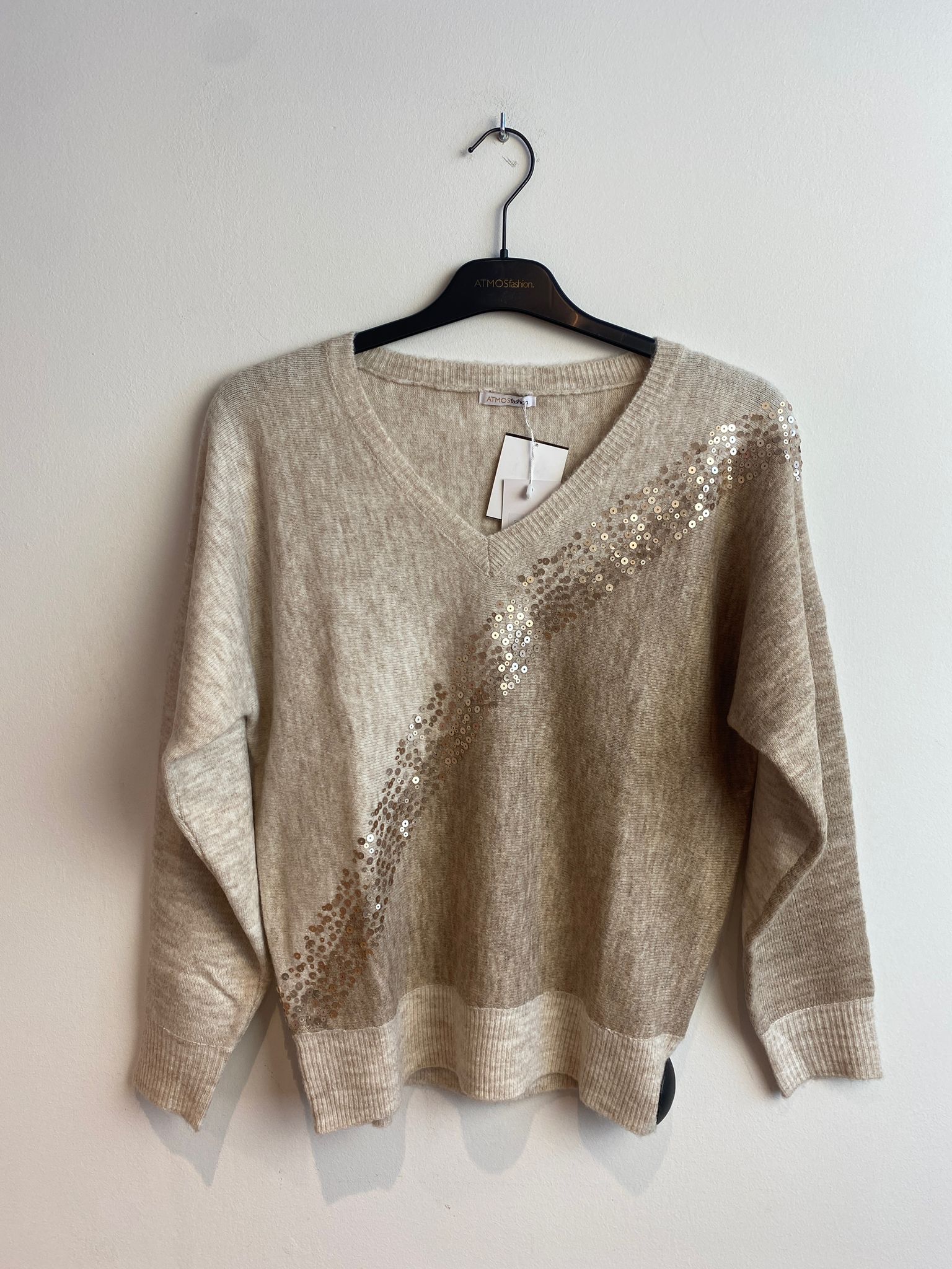 Pull Beige Atmos Fashion ( 9489 Zira/Beige )