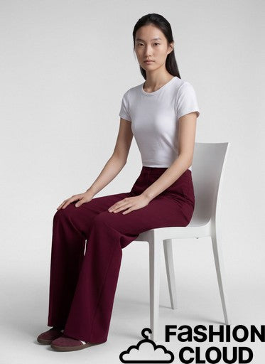 Broek Bordeaux Rabe ( 114455/7264 )