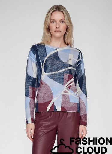 Pull bleu pâle Rabe (114613/7305)