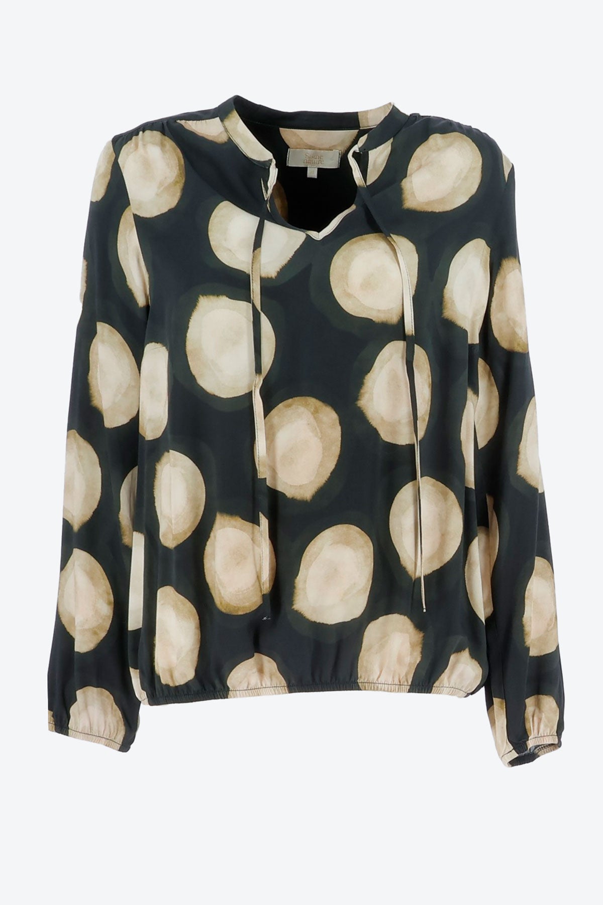 Chemisier Noir Signe Nature ( 840247/8 )