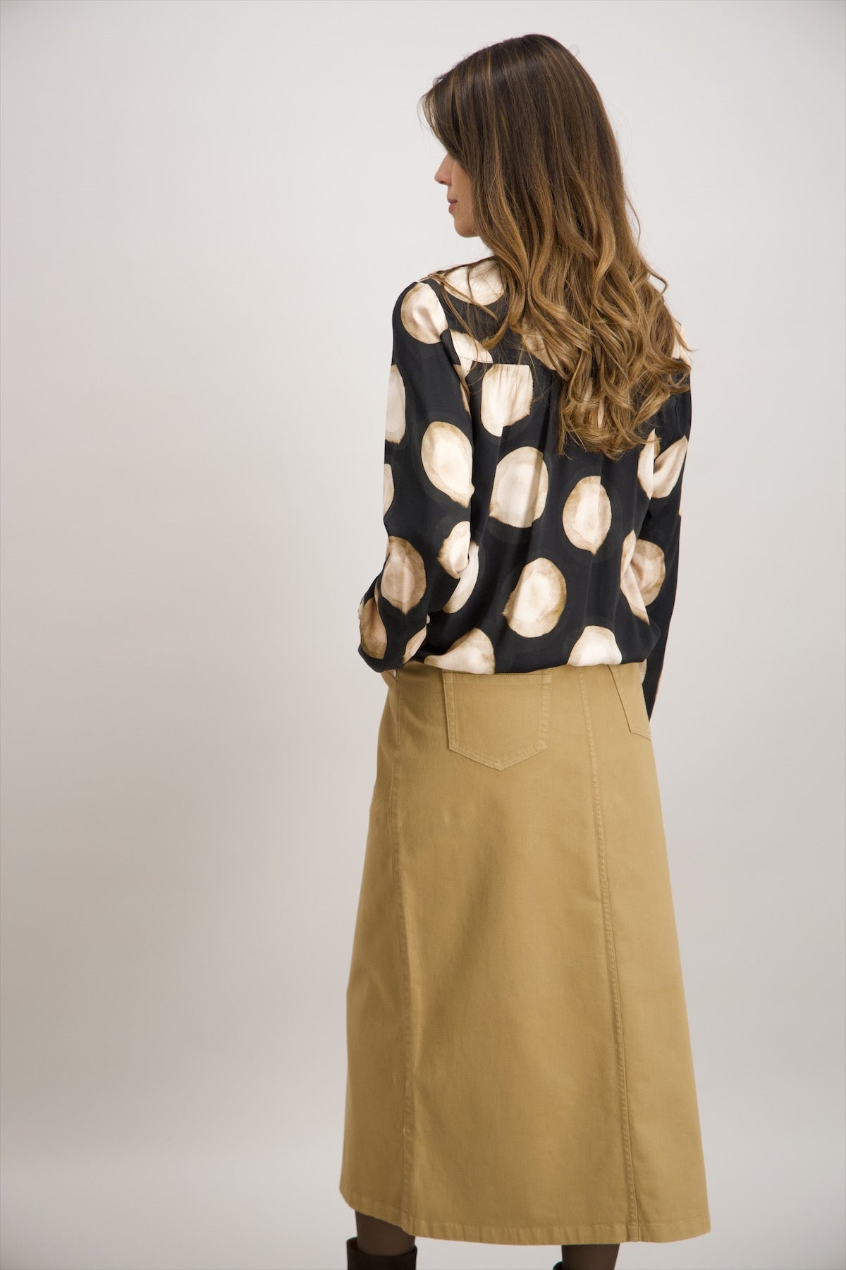 Chemisier Noir Signe Nature ( 840247/8 )