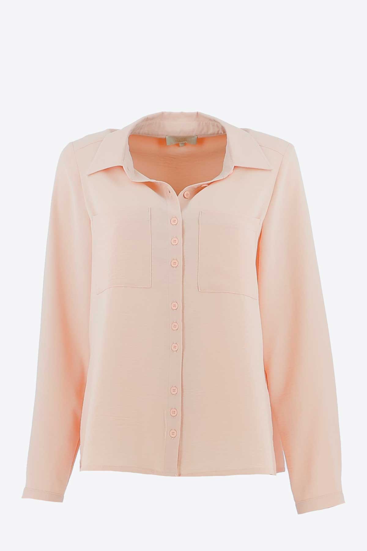 Chemisier Rose Signe Nature ( 840251/4 )