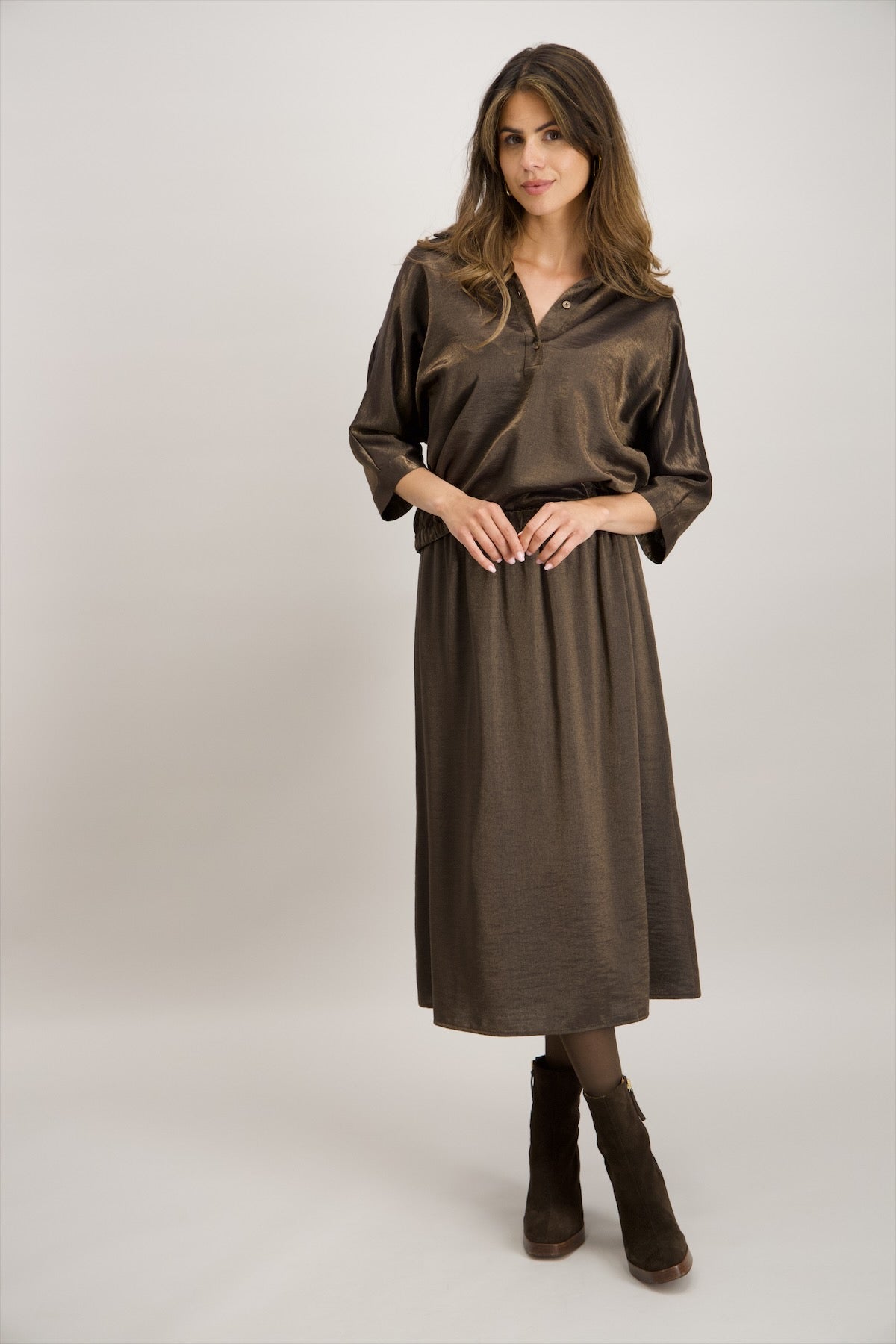 Chemisier Bronze Signe Nature ( 840253/3 )