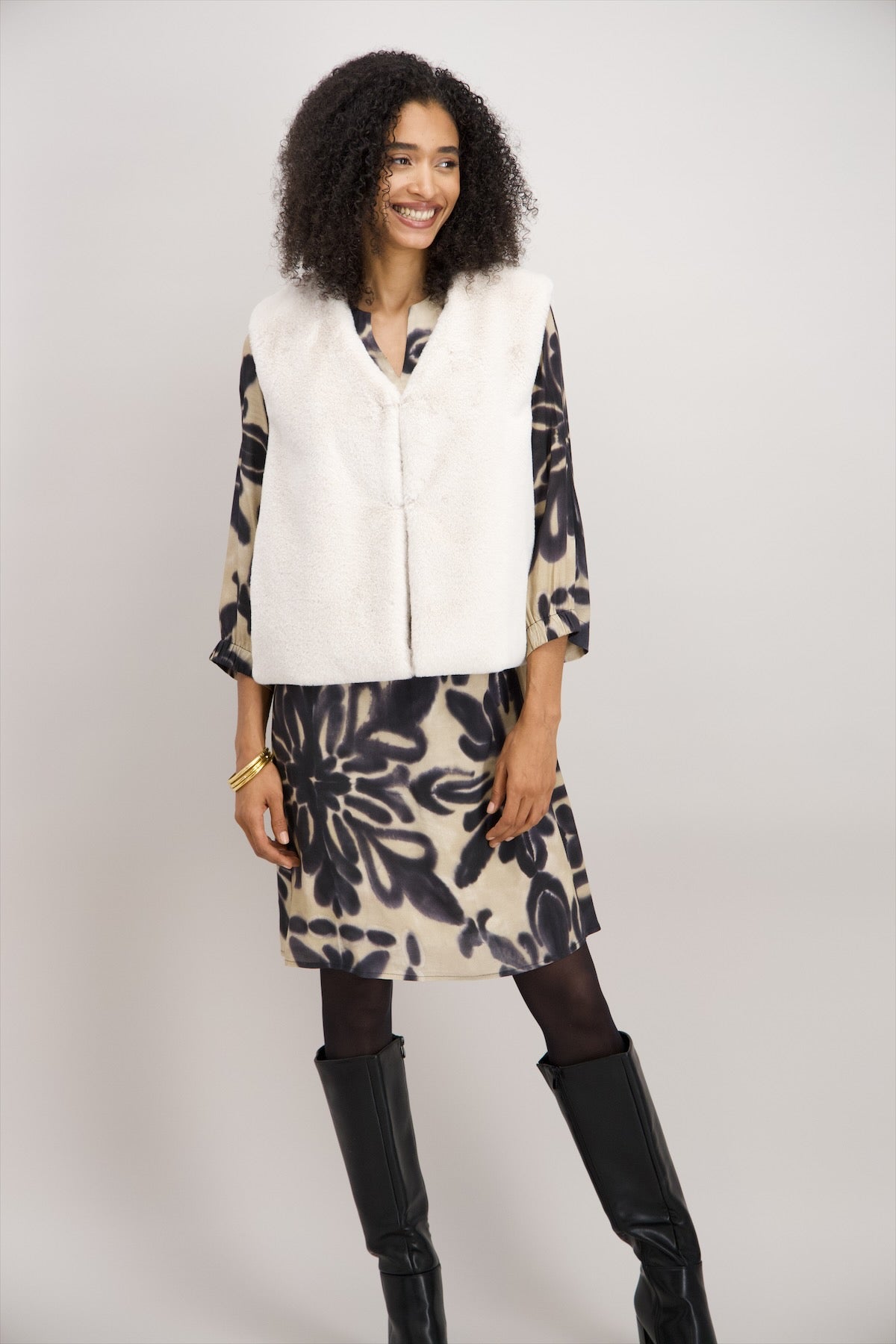 Giletvest Ecru Signe Nature ( 843096/1 )