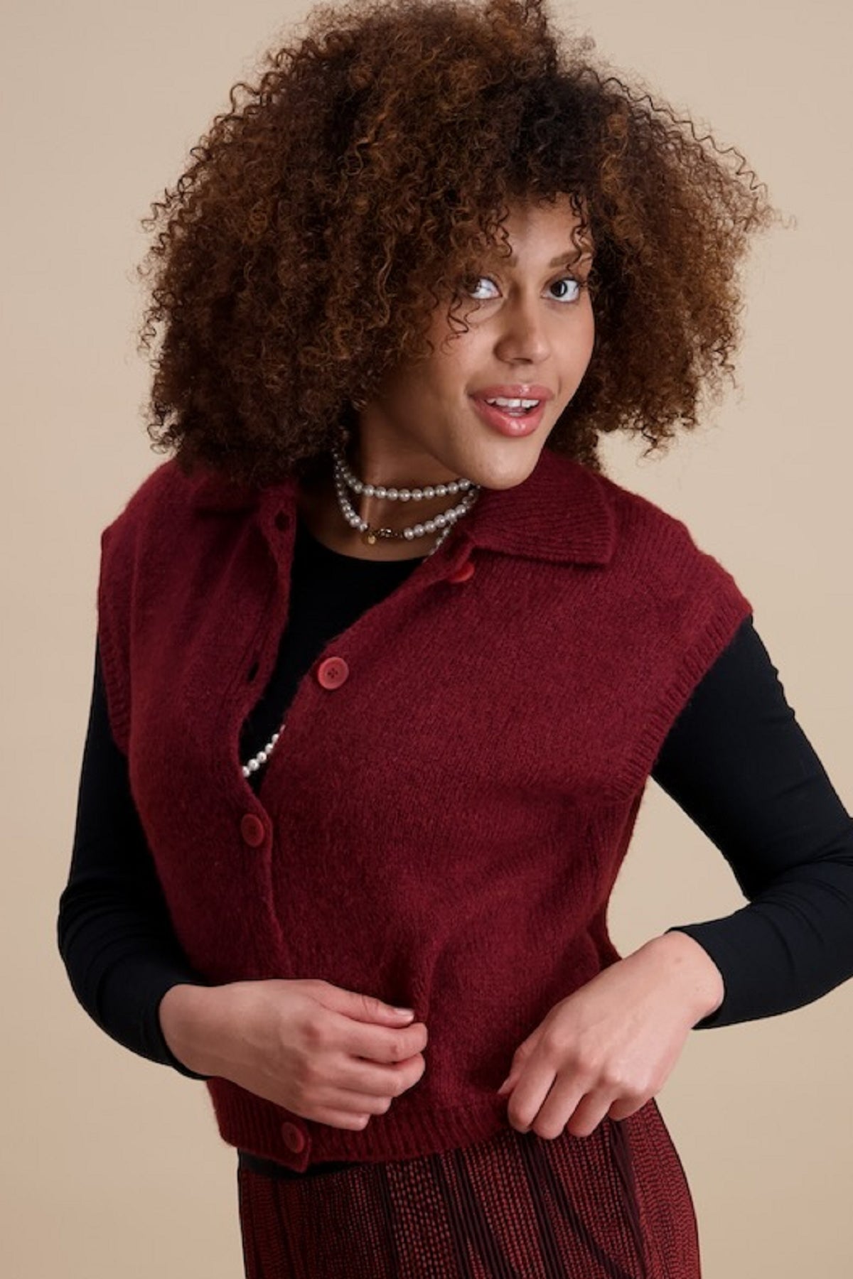 Pull Bordeaux Signe Nature ( 843139/14 )