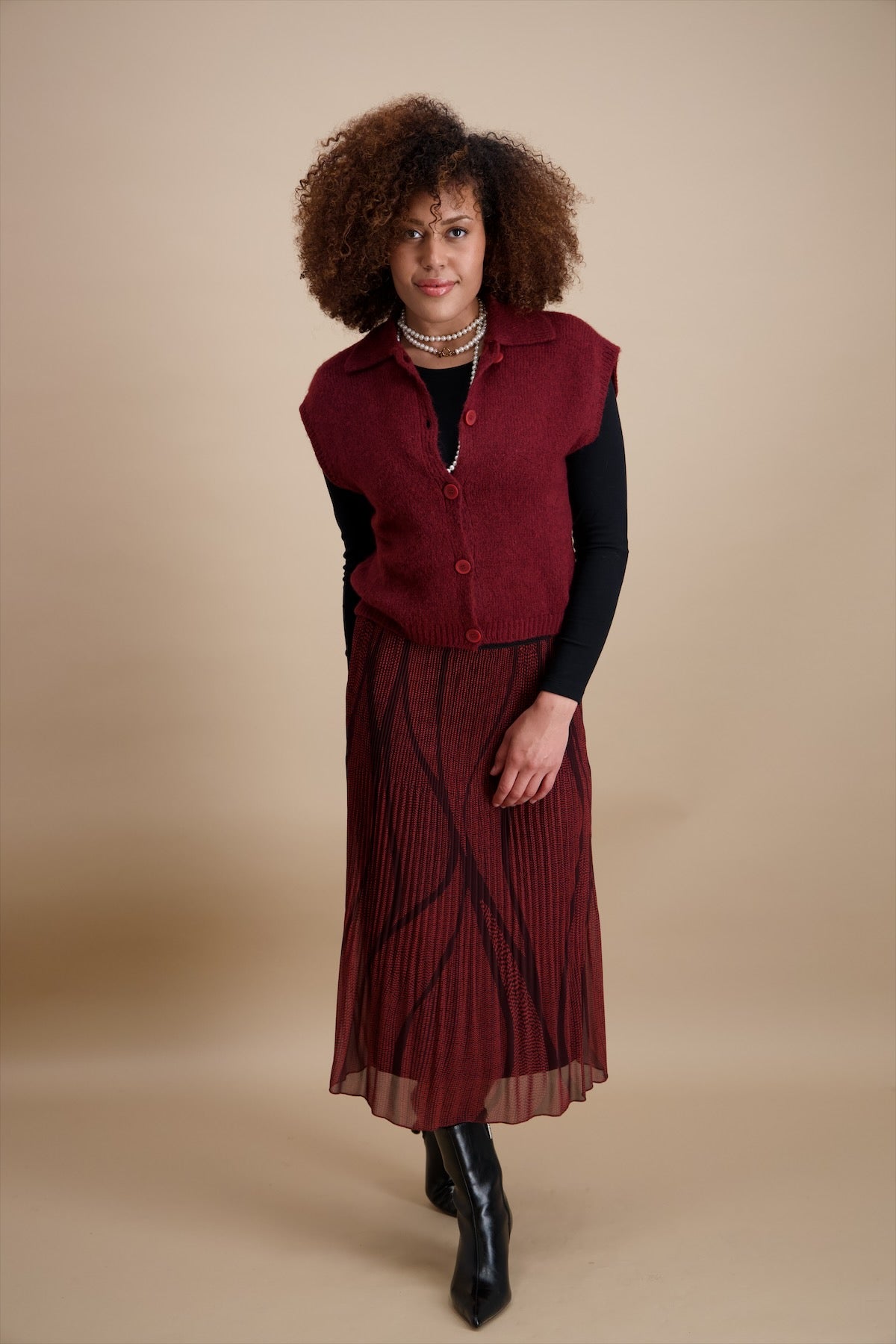 Pull Bordeaux Signe Nature ( 843139/14 )
