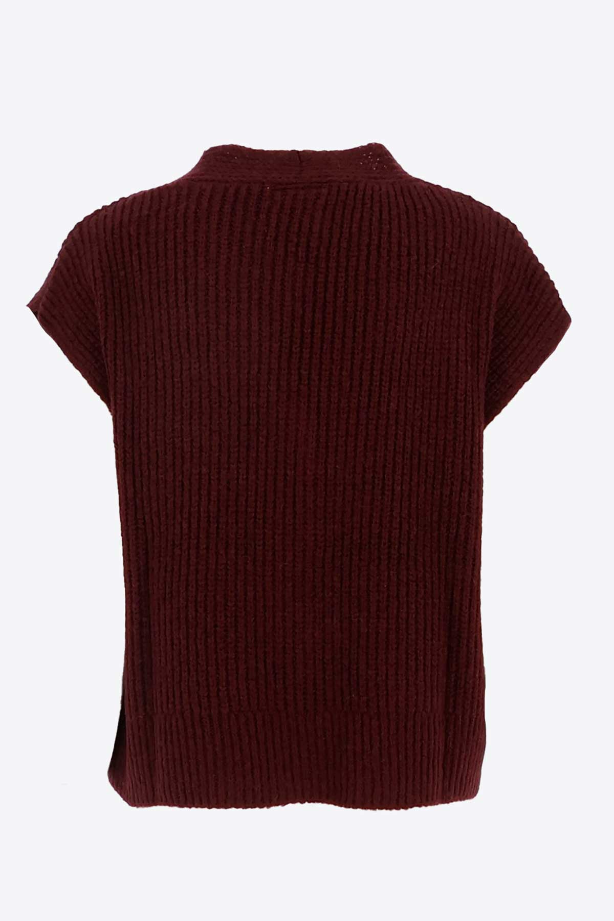 Pull Aubergine Signe Nature ( 843142/09 )