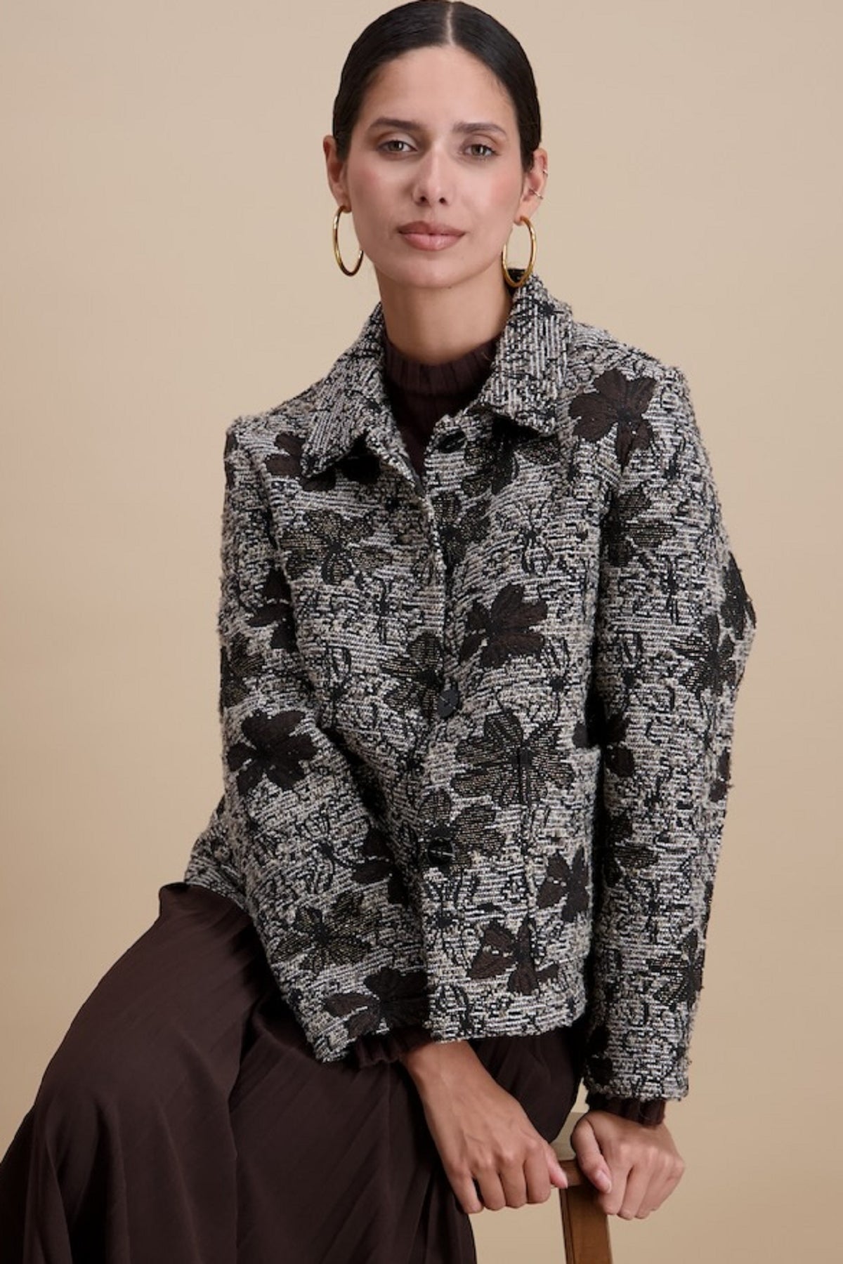 Gilet Marron Signe Nature ( 845121/8 )