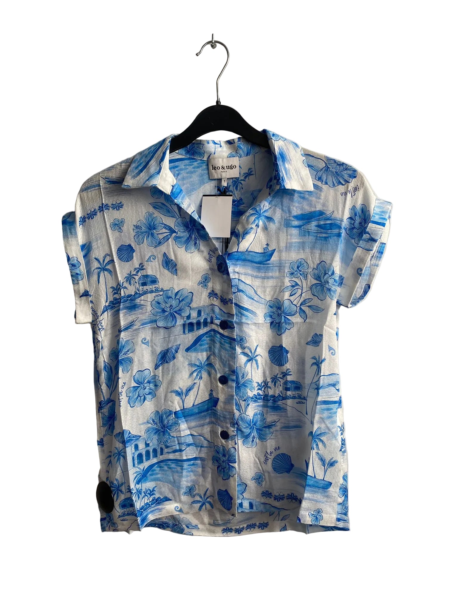 Bloes Blauw Leo & Ugo ( Tes299/White Blue )