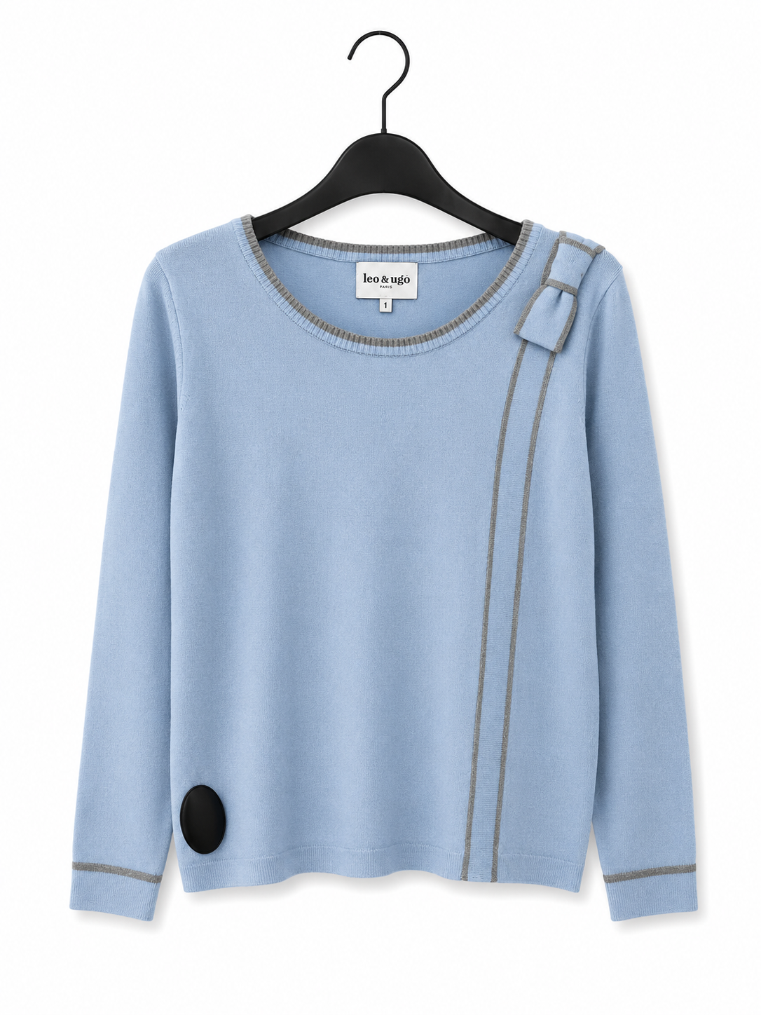 Pull Bleu Leo & Ugo ( Bh707/Bleu Gris )