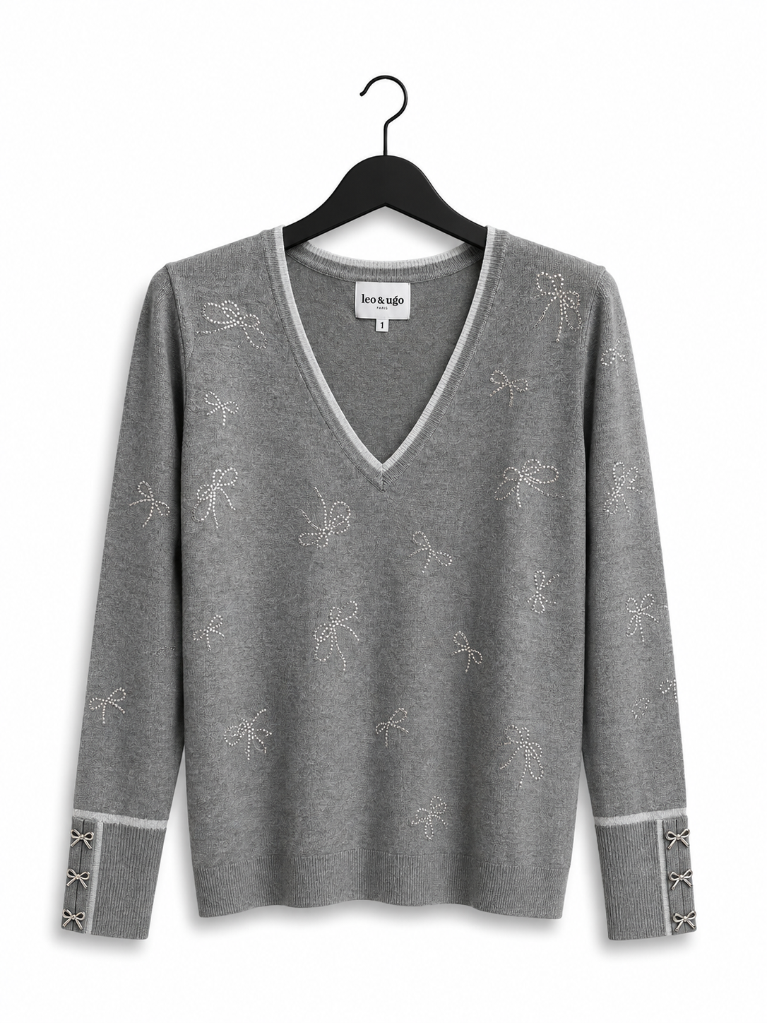 Pull Grijs Leo & Ugo ( Ah299/Grey Silver )