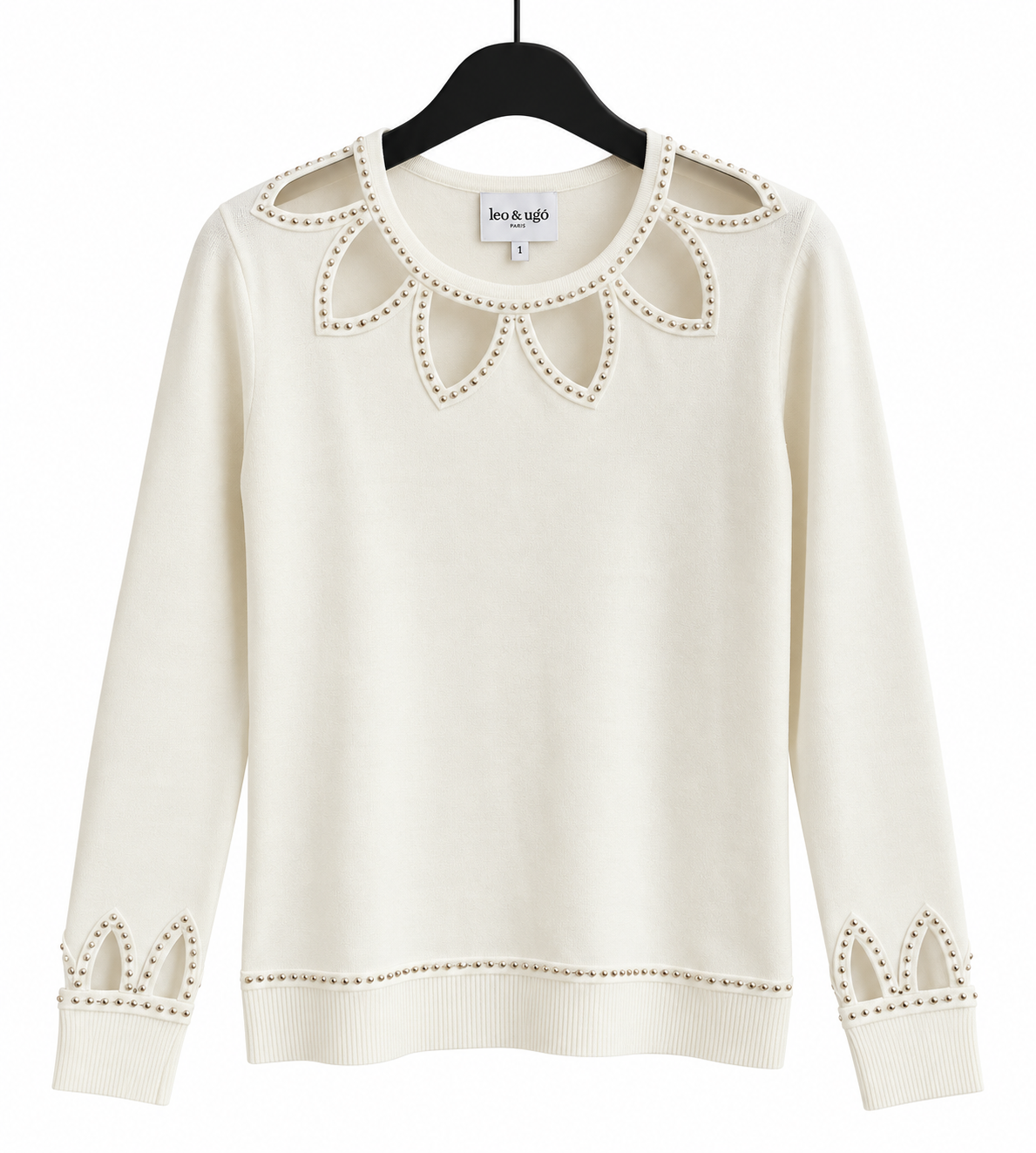 Pull Ecru Leo & Ugo ( Ah100/Offwhite )