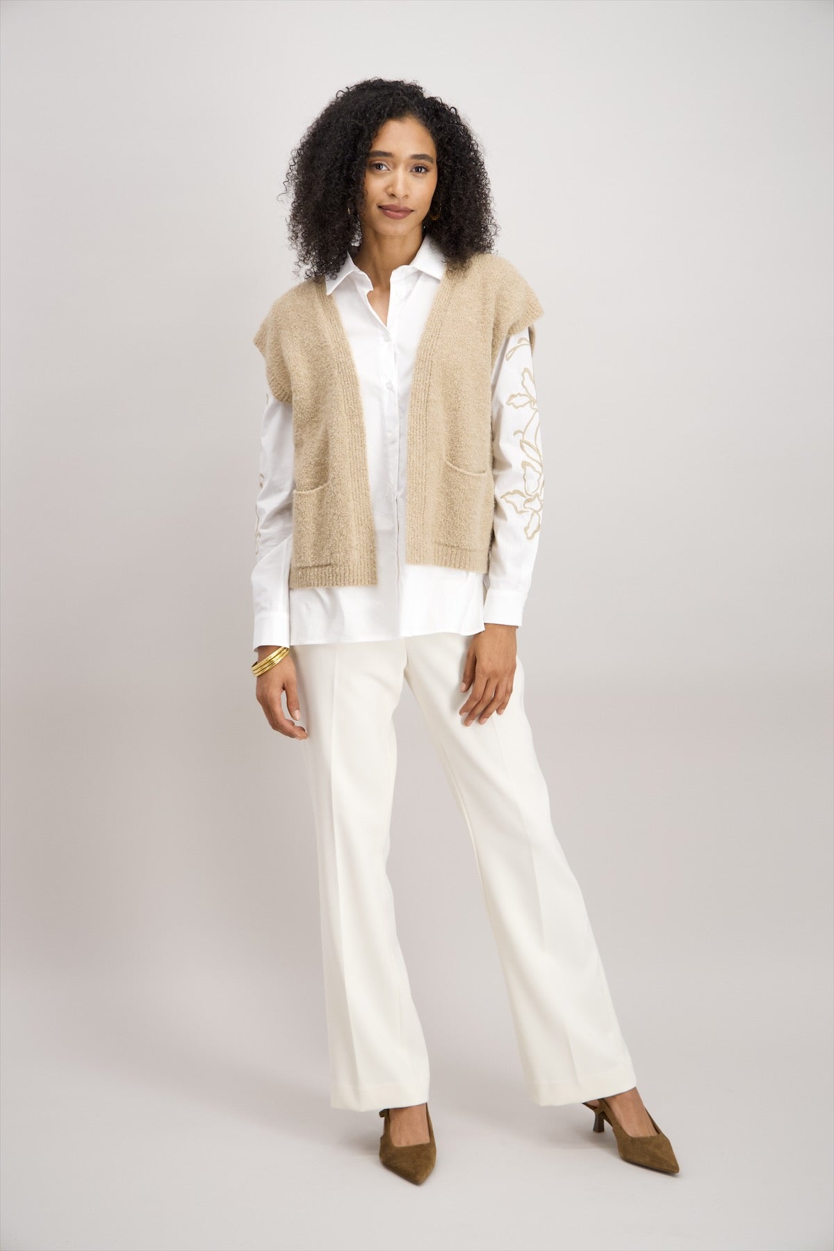 Pantalon Écru Signe Nature ( 944107/1 )