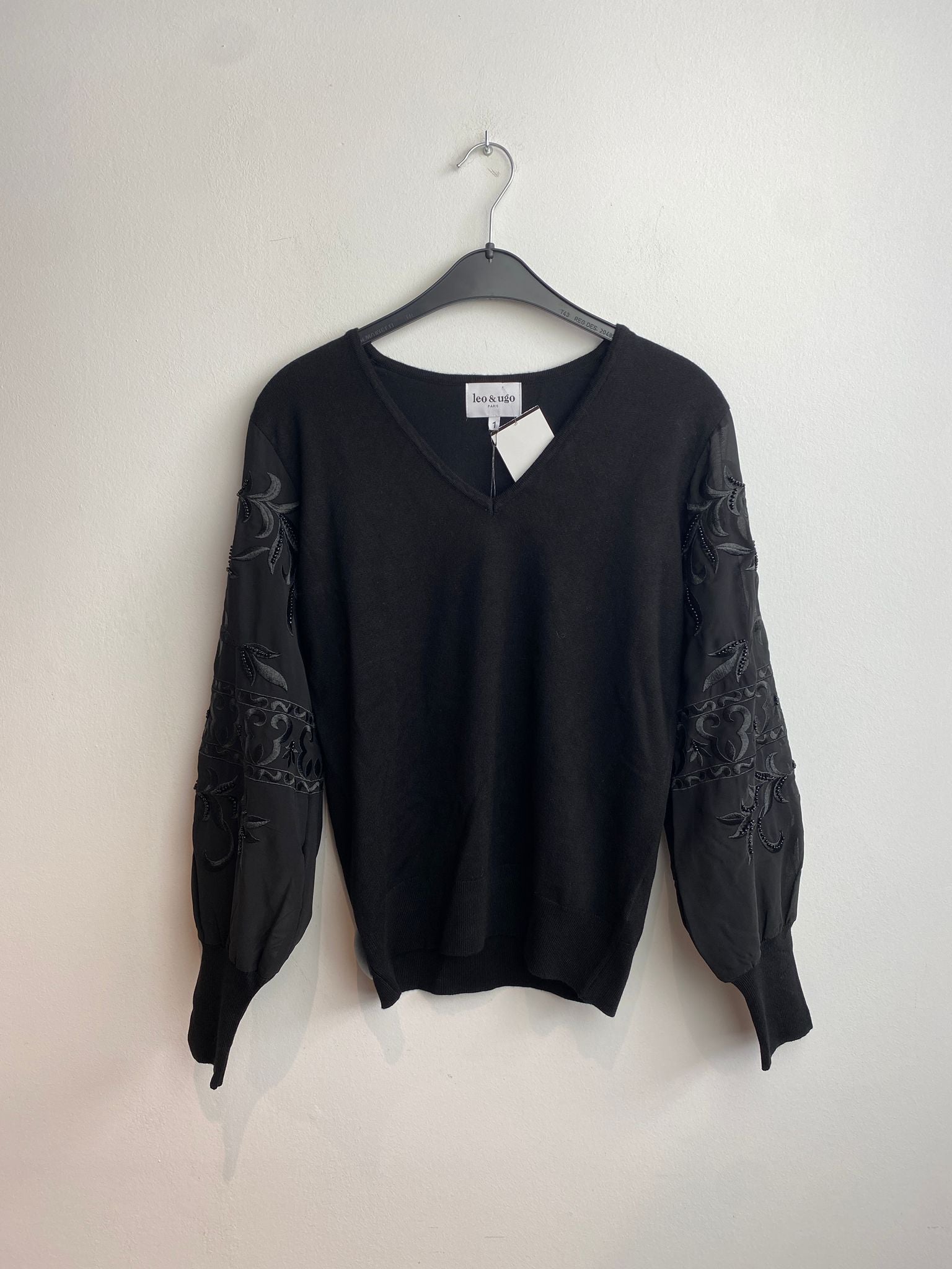 Pull Noir Leo &amp; Ugo (AW142/Noir)
